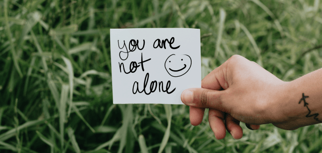 you are not alone