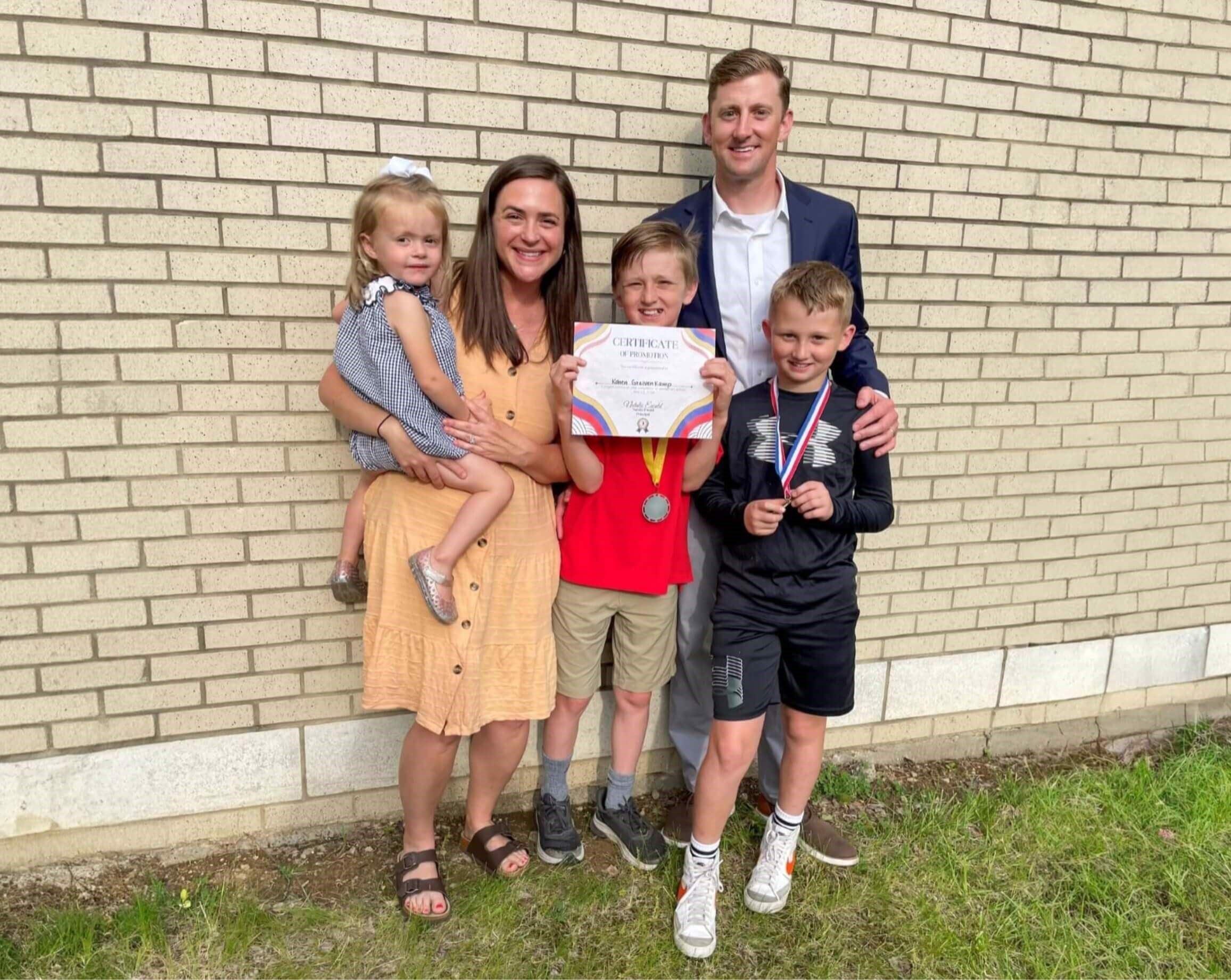 Kurt Greivenkamp and family