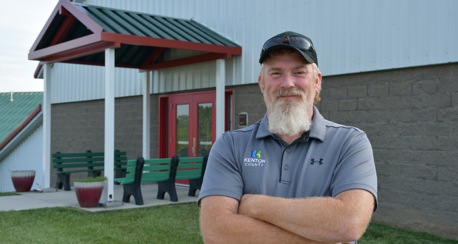 Adam Ryan stands by Kenton County Public Works